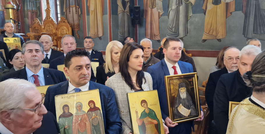 Τσεπκεντζής, Θωμάς και Παπαχριστοδούλου στην Κυριακή της Ορθοδοξίας στην Έδεσσα