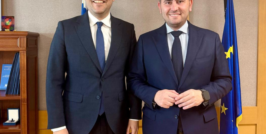 Συνάντηση Λάκη Βασιλειάδη με Υφυπουργό Ψηφιακής Διακυβέρνησης