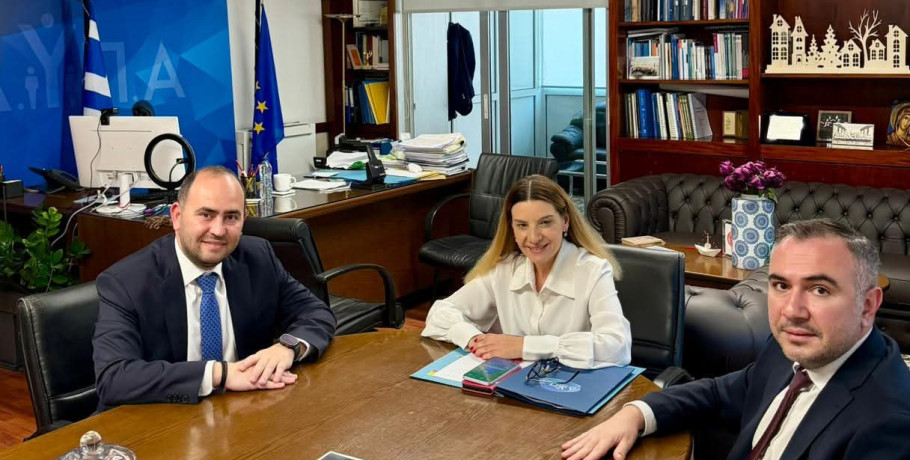 Συνάντηση με Διοίκηση ΔΥΠΑ για τον Λάκη Βασιλειάδη