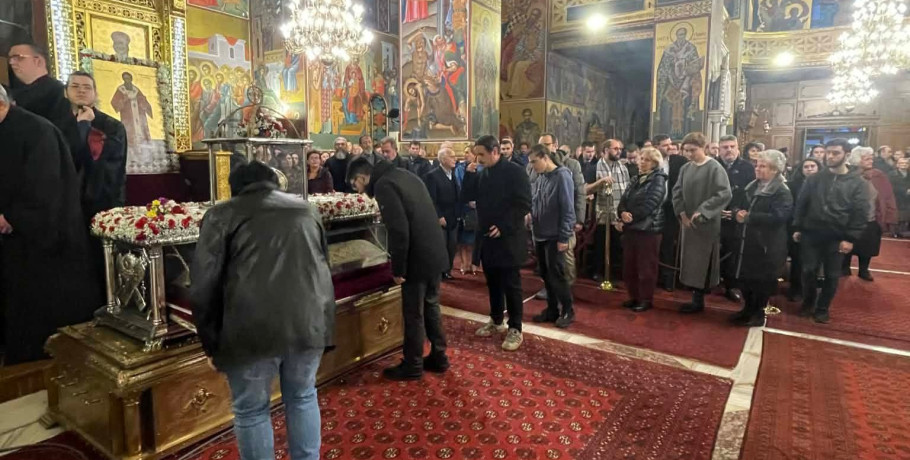 Με λαμπρότητα ο Πανηγυρικός Αρχιερατικός Εσπερινός για τον Συμπολιούχο της Θεσσαλονίκης Άγιο Γρηγόριο τον Παλαμά