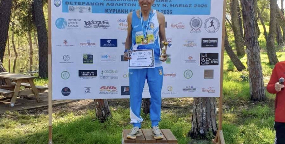 Δεν τον πίανουν...1ος και στον Πύργο ο Στάθης Καστερίδης