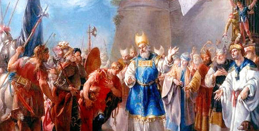 Ο Μ. Αλέξανδρος στα Ιεροσόλυμα