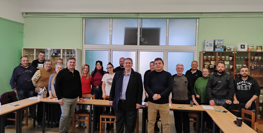 Με επιτυχία διεξήχθη η τριήμερη ταχύρρυθμη εκπαίδευση μελισσοκόμων που διοργάνωσε ο ΕΛ.Γ.Ο. «ΔΗΜΗΤΡΑ» Σκύδρας