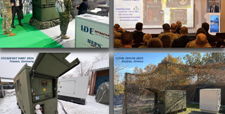 Η IDE επιδεικνύει προηγμένες υβριδικές ενεργειακές δυνατότητες  σε ασκήσεις του ΝΑΤΟ