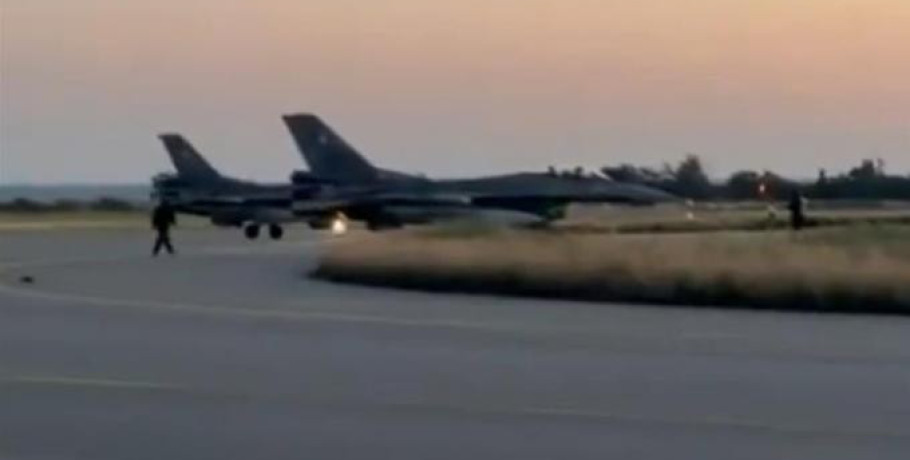 Προσγειώθηκαν τα ελληνικά μαχητικά F-16 στην Κύπρο
