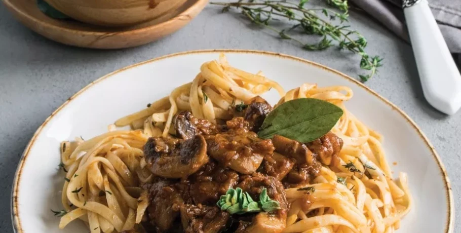 Λαζάνια με ραγού μανιταριών