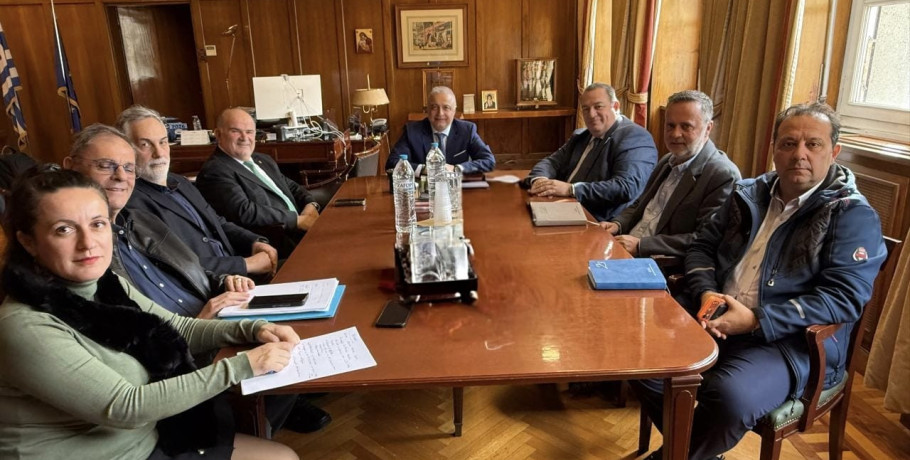 Συνάντηση του Υφυπουργού Ανάπτυξης Λάζαρου Τσαβδαρίδη με την Ομοσπονδία Ψυκτικών Ελλάδος και τη ΓΣΕΒΕΕ