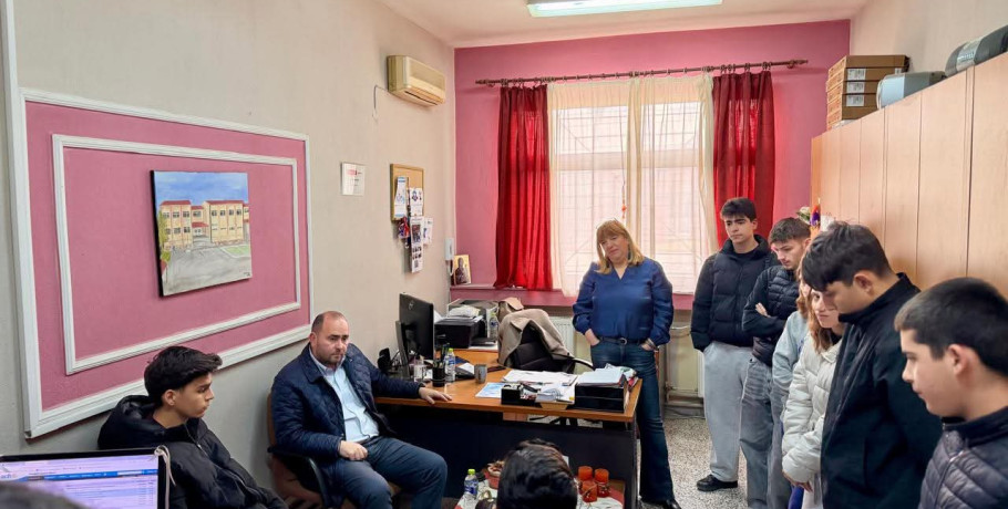 Λάκης Βασιλειάδης: Επίσκεψη στο Πρότυπο Επαγγελματικό Λύκειο Κρύας Βρύσης