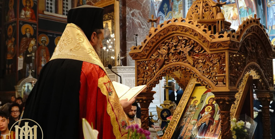 120 φοιτητές έψαλαν τον Ακάθιστο Ύμνο στη Θεσσαλονίκη παρουσία του Μητροπολίτη Φιλοθέου