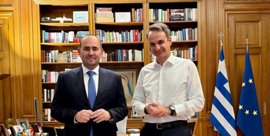 Συνάντηση Λάκη Βασιλειάδη με τον Πρωθυπουργό