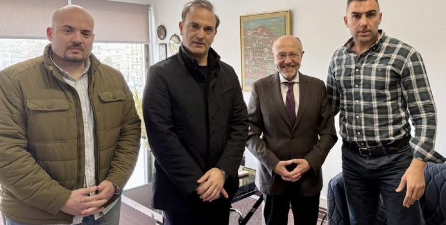 Ένωση Αξιωματικών Ελληνικής Αστυνομίας Κεντρικής Μακεδονίας -Συνάντηση με τον Υφυπουργό Υγείας κ. Δημήτρη Βαρτζόπουλο
