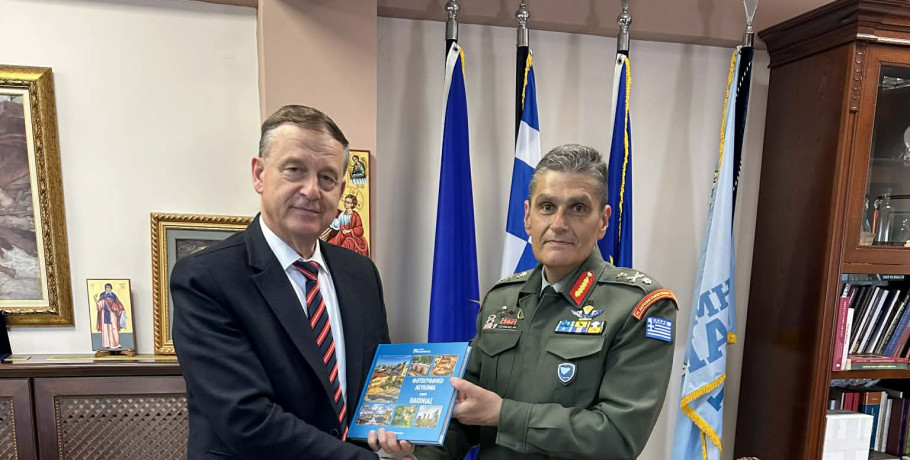 Δήμος Παιονίας: Συνάντηση του Δημάρχου με τον Διοικητή της 71ης Αερομεταφερόμενης Ταξιαρχίας «ΠΟΝΤΟΣ»