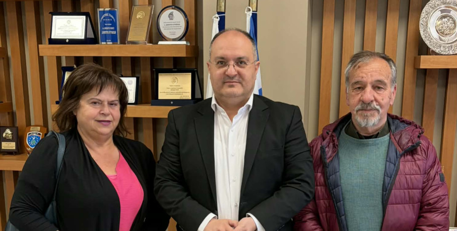 Επίσκεψη νέας Διοίκησης Περιβαλλοντικού Συλλόγου Περιπατητών Κιλκίς  στον Δήμαρχο Κιλκίς