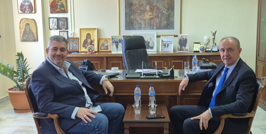 Επιμελητήριο Πιερίας: Συνάντηση με το Θεόδωρο Καράογλου