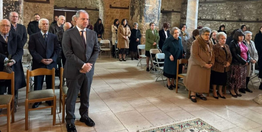 Με τιμές ο Διονύσης Σταμενίτης στη Θεία Λειτουργία της Κυριακής των Βαΐων στην Παλαιά Μητρόπολη Έδεσσας