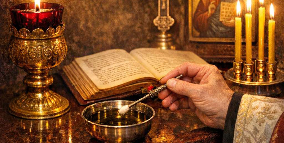 Ιερό Ευχέλαιο στον Ιερό Ναό Αγίου Αντωνίου Αριδαίας