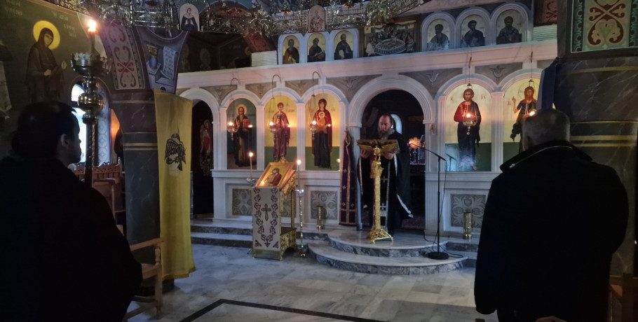 Κατανυκτική η Ακολουθία του Νυμφίου τη Μεγάλη Δευτέρα στη Θηριόπετρα Αλμωπίας