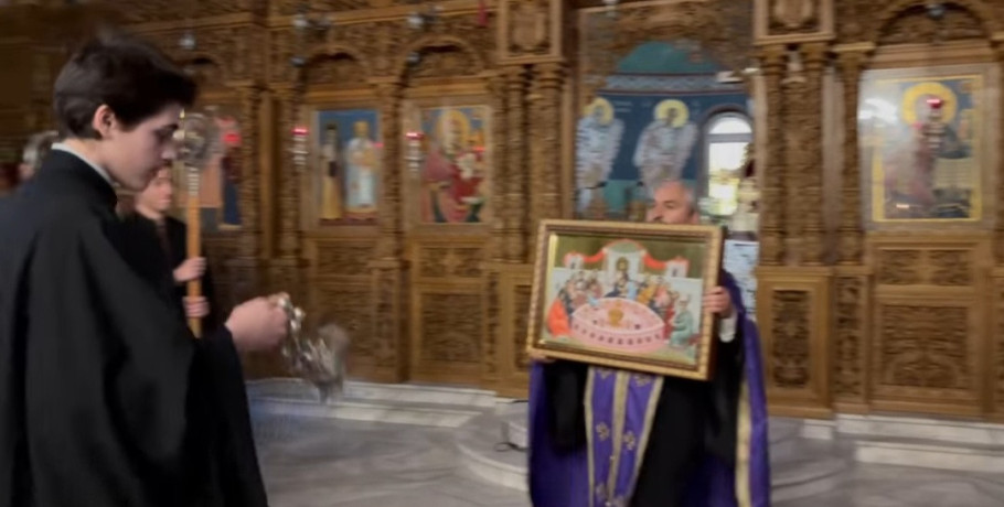 Ακολουθία του Νιπτήρος στον Ιερό Ναό Αγίων Ιωαννικίου και Νικάνδρου στην Αριδαία