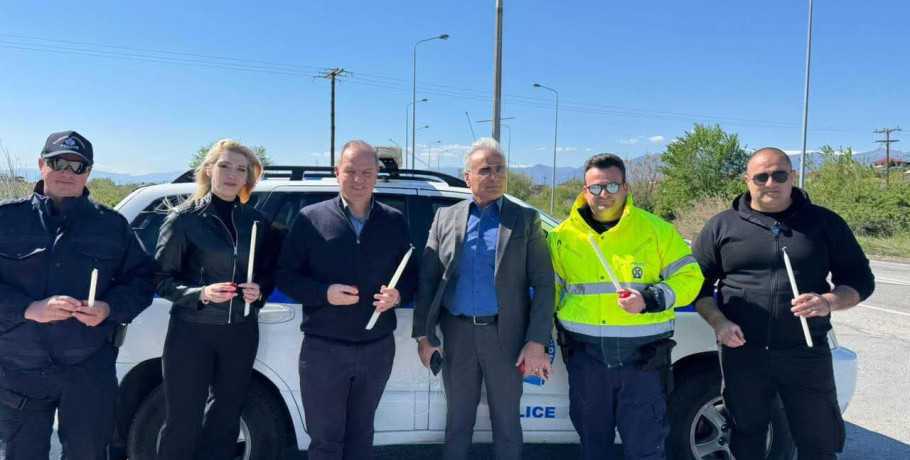 Σταμενίτης: Με τον Πρόεδρο και τα μέλη της Ένωσης Αστυνομικών Πέλλας, που όλο τον χρόνο φροντίζουν για την ασφάλειά μας στους δρόμους.