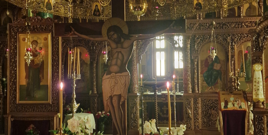 Με κατάνυξη η Ακολουθία των Μεγάλων Ωρών στην Ιερά Μονή Αγίου Ιλαρίωνος Προμάχων