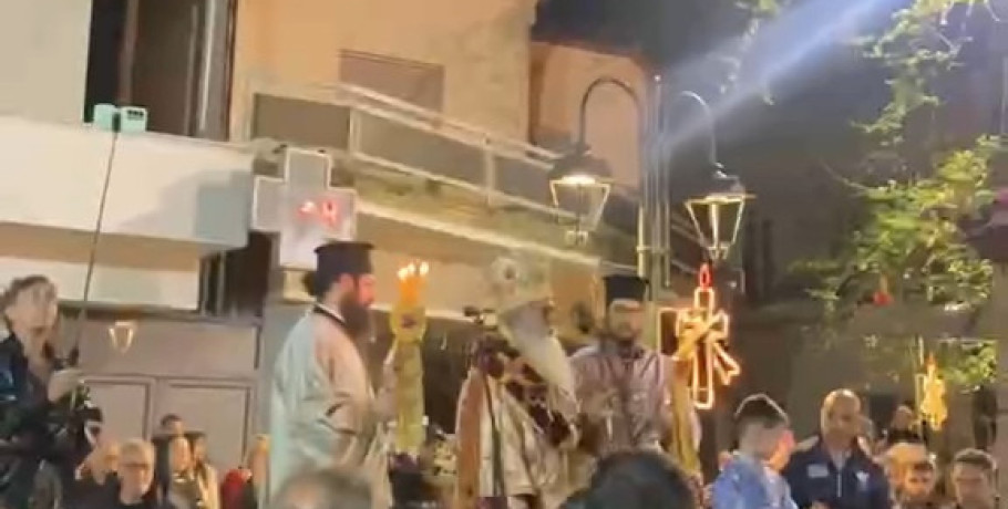 Μητροπολίτης Γουμενίσσης Δημήτριος: Η βροντερή φωνή που συγκλόνισε την πλατεία στη συνάντηση των Επιταφίων