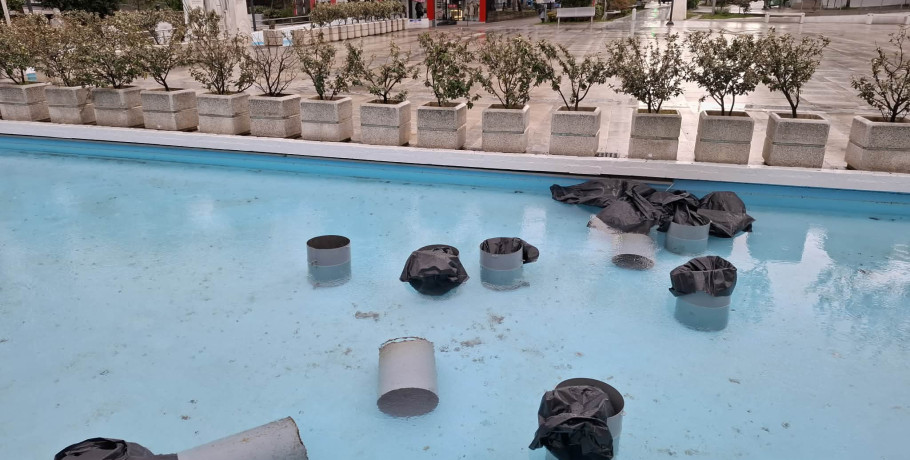 Κιλκίς: Άγνωστοι βανδάλισαν το "Δημοτικό Πάρκο-Κήπο" και πέταξαν κάδους απορριμμάτων στις δεξαμενές νερού