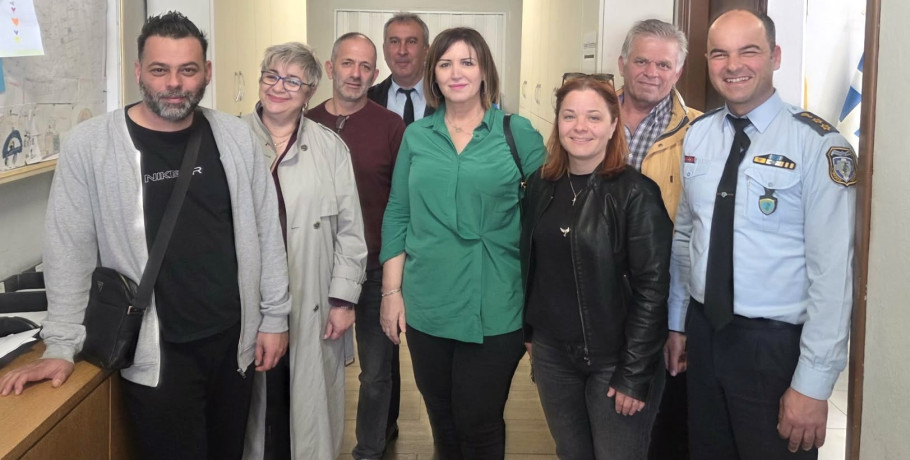 Επισκέψεις Δημάρχου Σκύδρας Κατερίνας Ιγνατιάδου με αφορμή το Άγιο Πάσχα