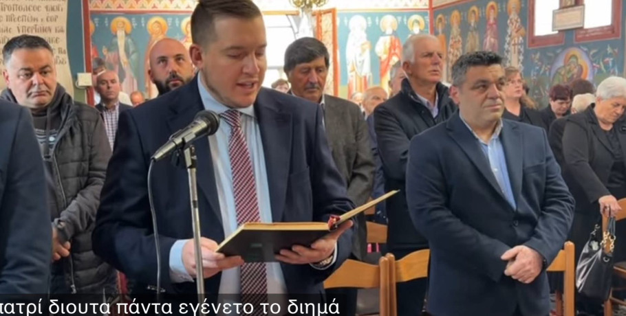 Με τιμές από τον Μητροπολίτη Φλωρίνης ο Βαγγέλης Θωμάς