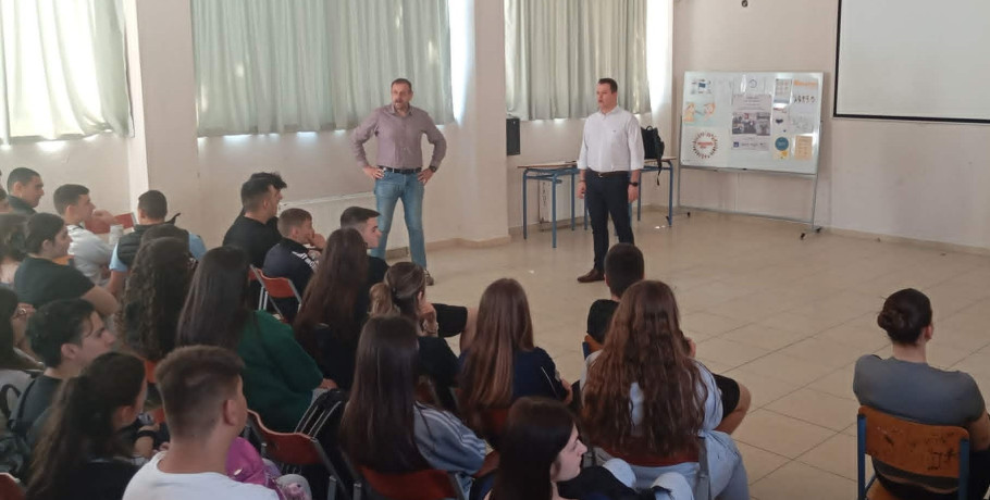 Συνεχίζεται η καμπάνια ενημέρωσης σε σχολεία του Δήμου Πέλλας για το Δημ. Συμβούλιο Νέων