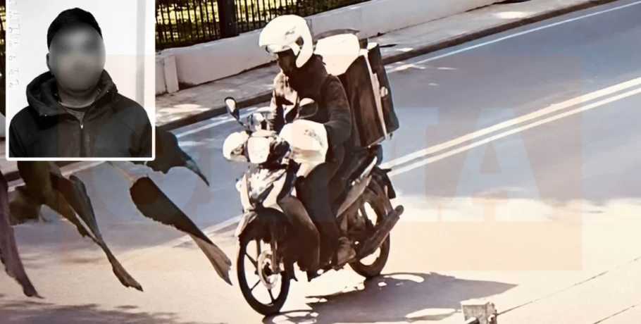 Αυτός είναι ο ντελιβεράς που πετούσε πέτρες και τραυμάτιζε περαστικούς στην Κηφισιά