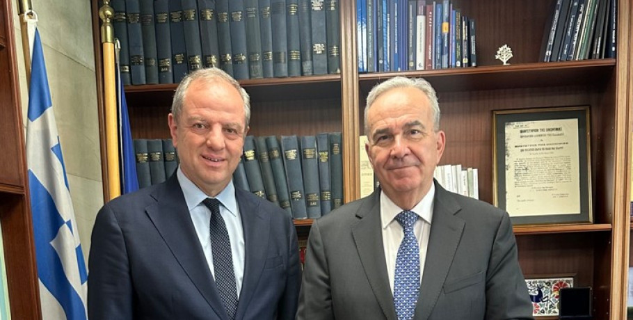 Στον Αν. Υπουργό Οικονομικών ο Διονύσης Σταμενίτης για το Αρδευτικό Σύστημα του Αλμωπαίου