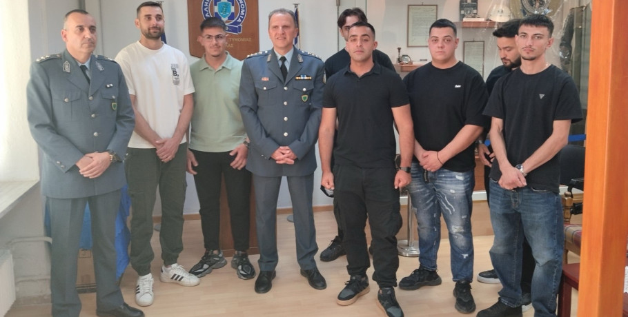 Τελετή πρόσληψης-ορκωμοσίας επτά ιδιωτών ως Συνοριακοί Φύλακες Ορισμένου Χρόνου στην Ελληνική Αστυνομία [Δ.Α. ΠΕΛΛΑΣ]