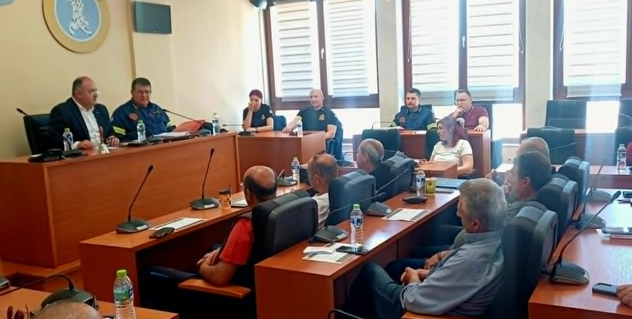 Ενημέρωση Κοινοταρχών για τα μέτρα πρόληψης και προστασίας της αντιπυρικής περιόδου