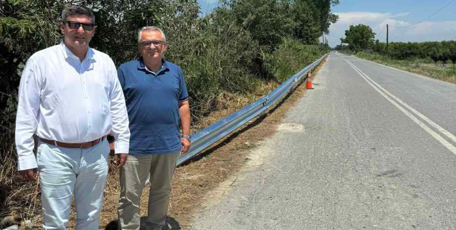 Στηθαία ασφαλείας στο οδικό δίκτυο του Δήμου Πέλλας