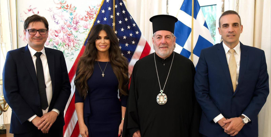 Συνάντηση του Αρχιεπισκόπου Νικήτα με την Πρέσβη των ΗΠΑ στην Αθήνα