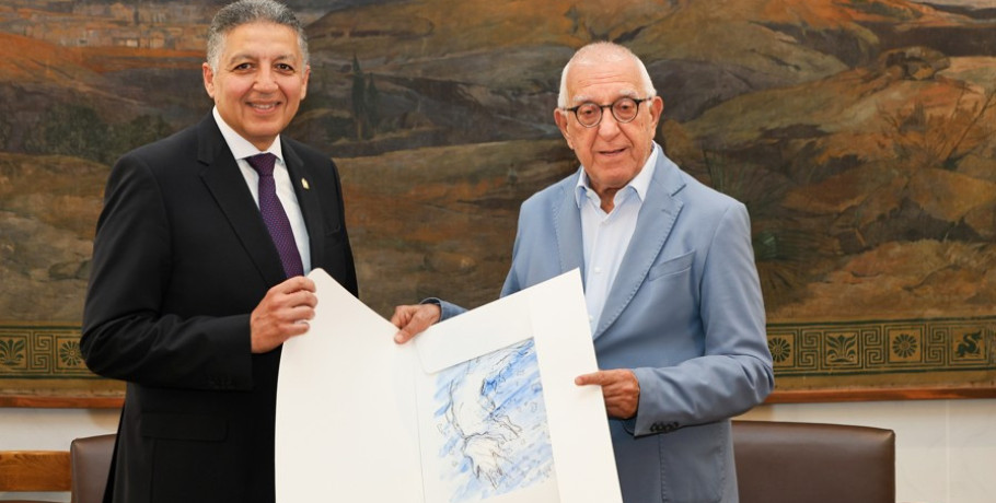 Συνάντηση του Προέδρου της Βουλής των Ελλήνων με τον  απερχόμενο Πρέσβη της Αραβικής Δημοκρατίας της Αιγύπτου