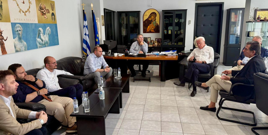 Επίσκεψη Κυβερνητικού Κλιμακίου στην Πέλλα υπό την Υπουργό Κοινωνικής Συνοχής και Οικογένειας
