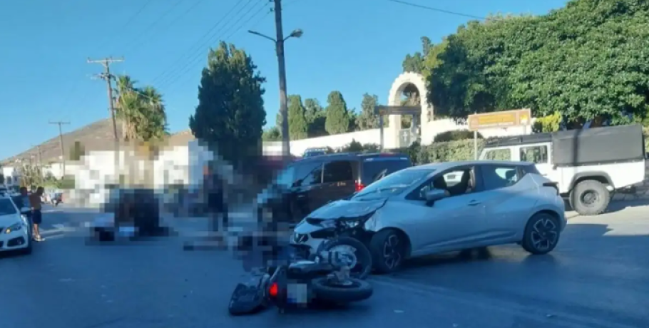 Σοβαρό τροχαίο στην Πάρο: Μηχανή συγκρούστηκε με αυτοκίνητο – Ένας νεκρός και ένας τραυματίας