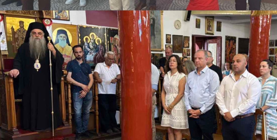 Πανηγυρικός Εσπερινός στον Ιερό Ναό Αγίων Αποστόλων Πέλλας – Παρουσία του Επισκόπου Αλμωπίας Στεφάνου και του Διονύση Σταμενίτη