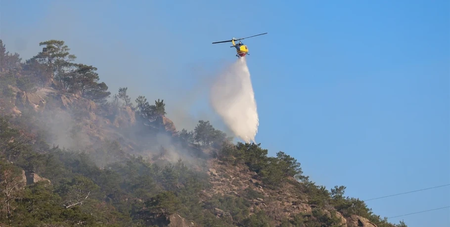 Φωτιά τώρα στον Έβρο: Πέντε αεροσκάφη επιχειρούν στο Μέγα Δέρειο