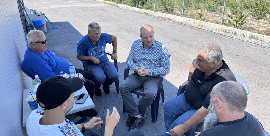 Επισκέψεις Διονύση Σταμενίτη σε αγροτικούς συνεταιρισμούς του Νομού