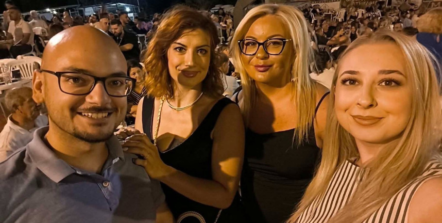 Η Αναστασία Δαρδανελιώτη στον χορό του Ατρόμητου Λεπτοκαρυάς: «Ευχές για μία επιτυχημένη νέα ποδοσφαιρική χρονιά»