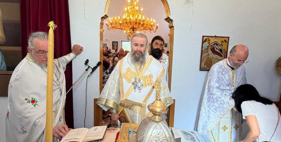 Με λαμπρότητα τα εγκαίνια του Ιερού Ναού Αγίου Δημητρίου στον Άνω Γραμματικό