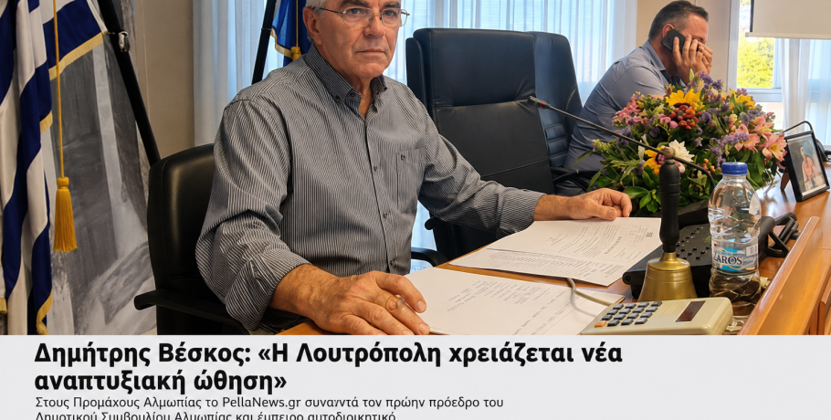 Δημήτρης Βέσκος: «Η Λουτρόπολη χρειάζεται νέα αναπτυξιακή ώθηση»