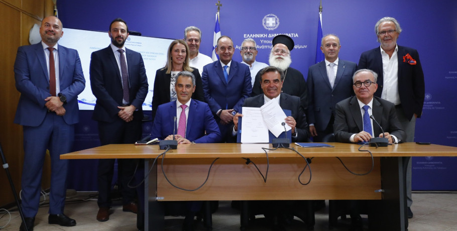 Υπεγράφη η σύμβαση ΣΔΙΤ για το μεγάλο αρδευτικό έργο Λασιθίου ύψους 87,9 εκατ. ευρώ