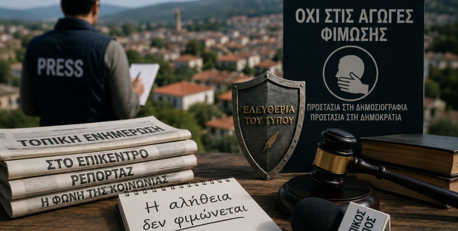 Η δημοκρατία χρειάζεται προστασία και στον τοπικό Τύπο