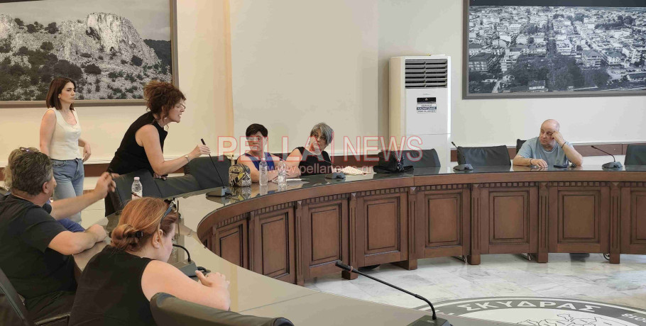 Δήμος Σκύδρας: Αναστάτωση με τα σχολικά κυλικεία - στη συνεδρίαση ιδιώτες. Φανερά εκνευρισμένη η Δήμαρχος!