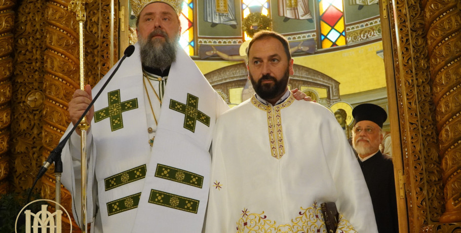 Η εις Πρεσβύτερο Χειροτονία του π. Λάμπρου Κρομμύδα στον Προσκυνηματικό Ιερό Ναό Αγίων Κυρίλλου και Μεθοδίου