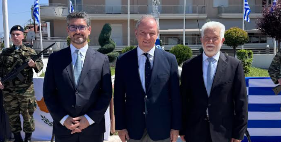 Στις εκδηλώσεις μνήμης του Δήμου Σκύδρας για την 52η επέτειο της Κυπριακής τραγωδίας του 1974 ο Διονύσης Σταμενίτης