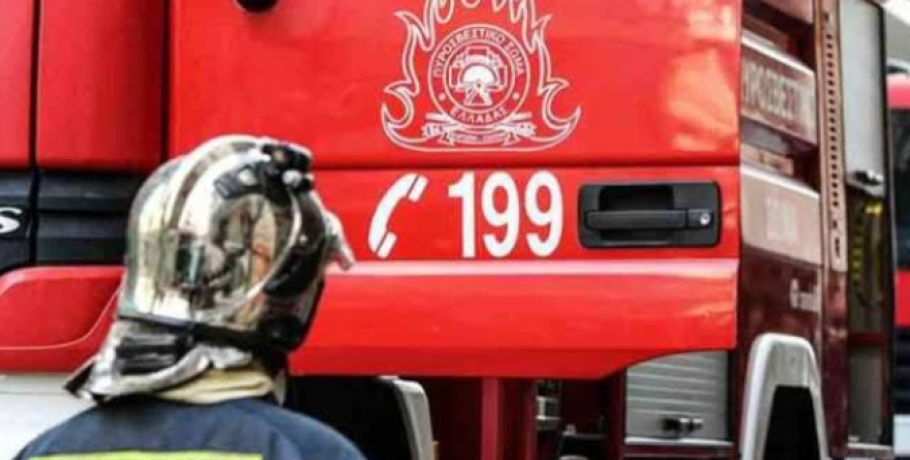 Πυρκαγιά σε δασική έκταση στο Μακρυχώρι της Καβάλας
